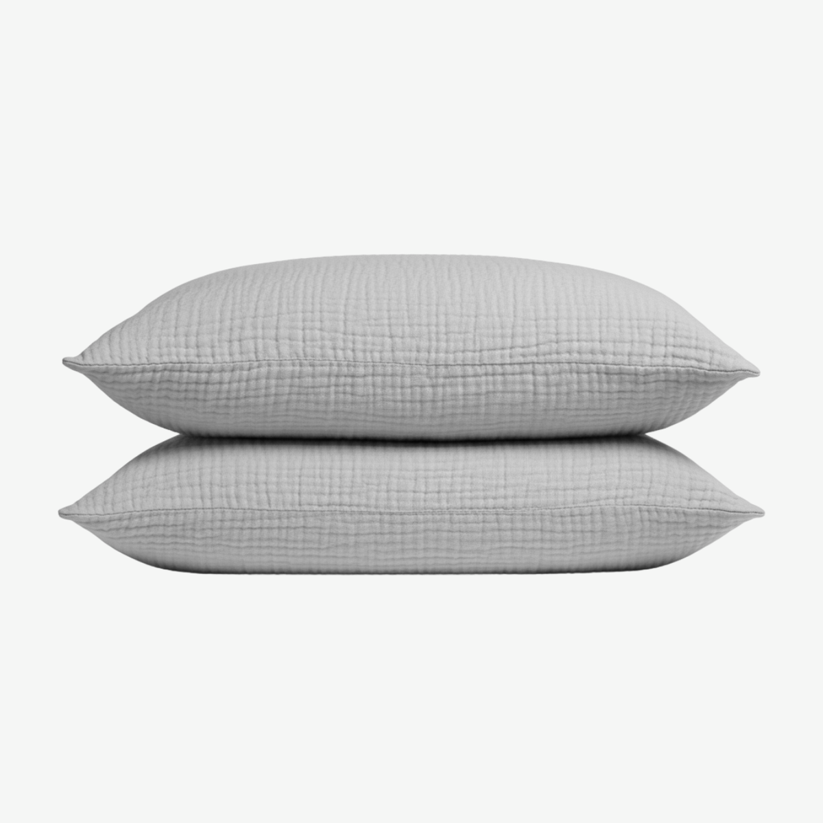 Muslin pillowcase set in Grey