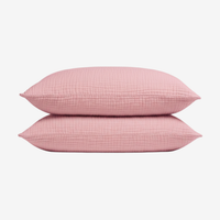Muslin pillowcase set in Pink