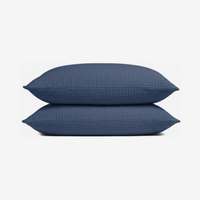 Muslin pillowcase set in Blue