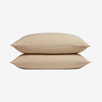 Muslin pillowcase set in Dune