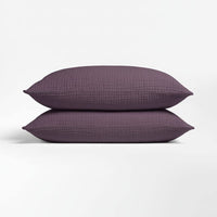 Muslin pillowcase set in Purple