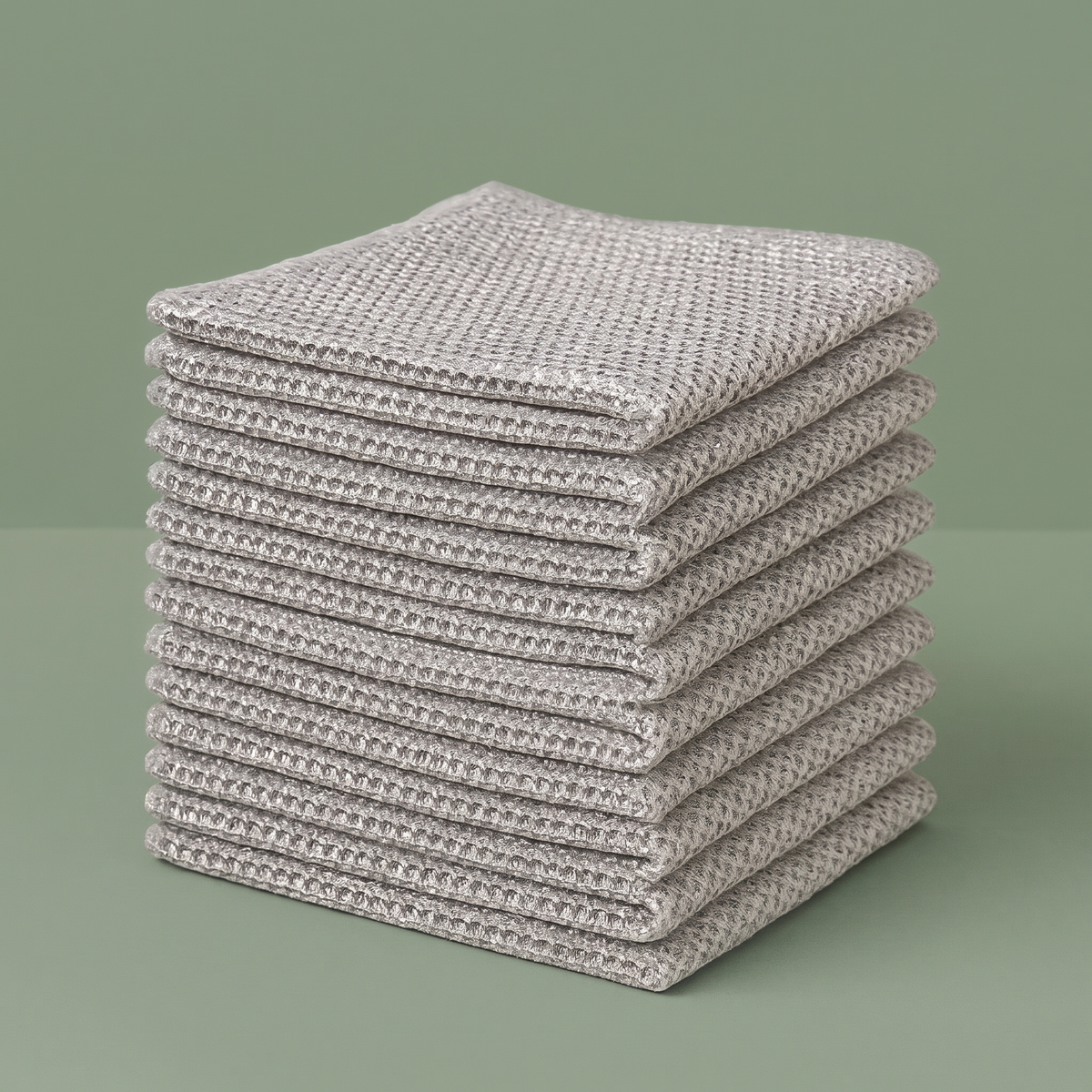 Magic Mesh scrubbers stacked
