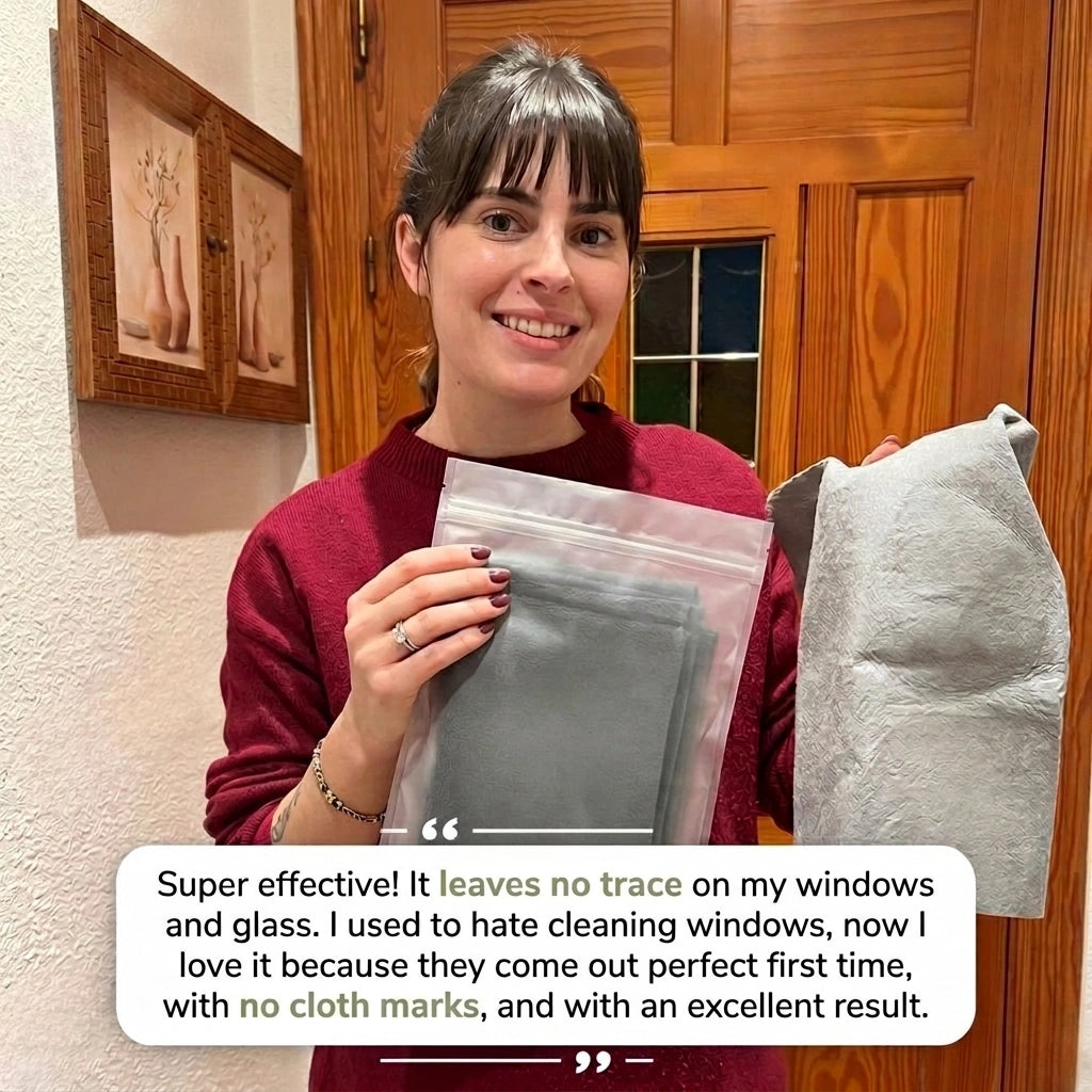 Clean windows with no cloth marks