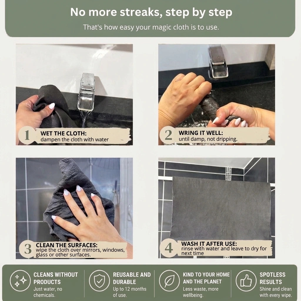 How to use the magic cloth in 4 steps
