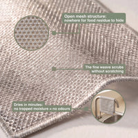 Open double-layer mesh close-up