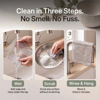 Clean in three steps