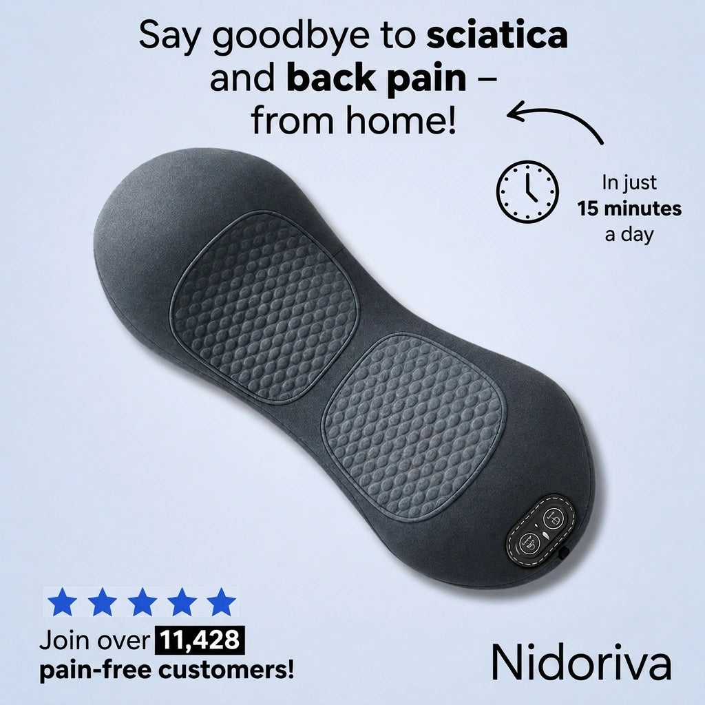 Nidoriva 3-in-1 Lumbar Decompression Device – relieve sciatica and back pain at home in 15 minutes a day