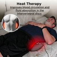 Heat therapy – improves blood circulation and fluid absorption in the intervertebral discs