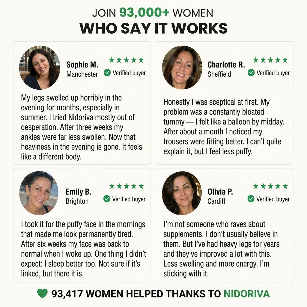 Join 93,000+ women who say Nidoriva works