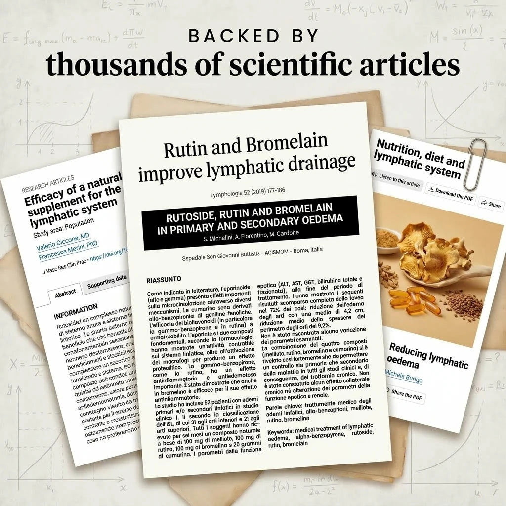 Backed by thousands of scientific articles on lymphatic drainage