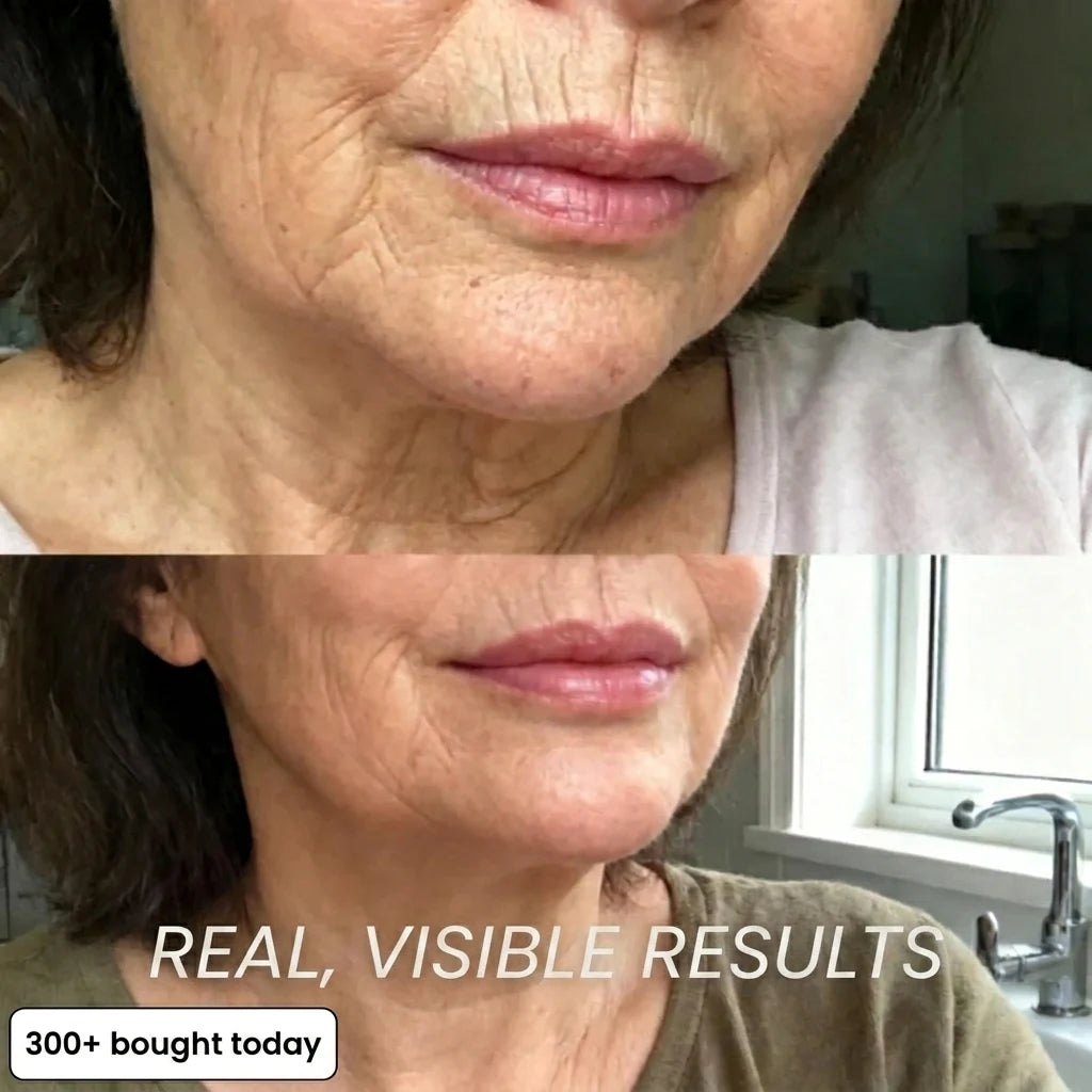 Real visible results before and after