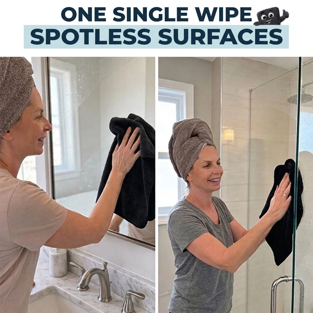 One single wipe, spotless surfaces